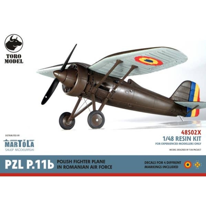 1/48 Romanian Air Force PZL P.11b Fighter Full Resin Kit (Limited Edition)