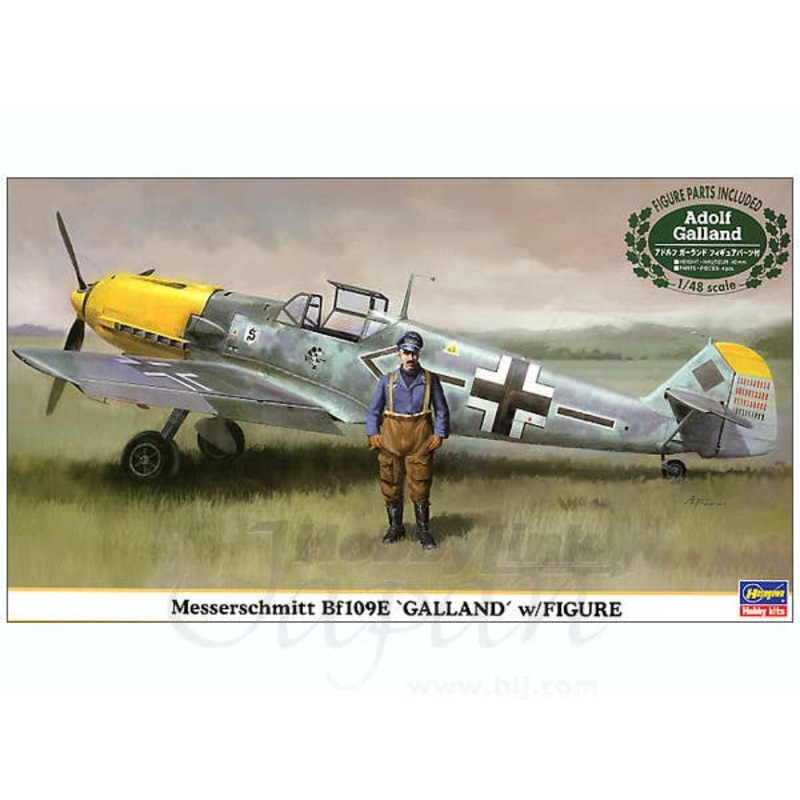 1/48 Messerschmitt Bf109E "Galland" w/Figure