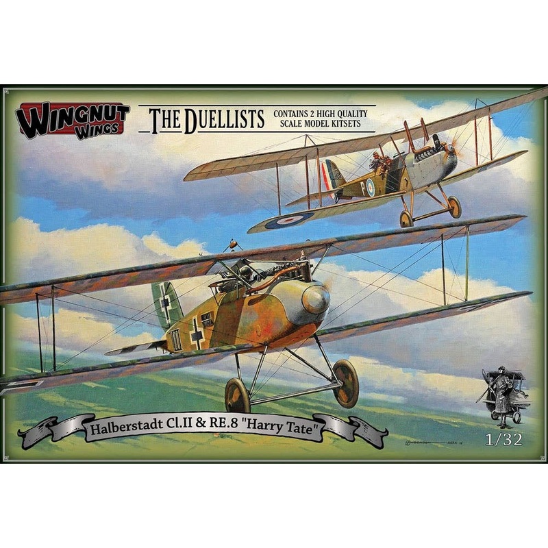 1/32 Halberstadt Cl.II & RE.8 Harry Tate The Duellists
