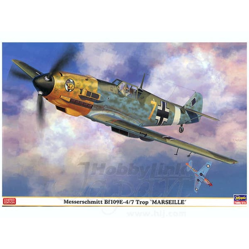 1/32 Messerschmitt Bf109E-4/7 Trop "Marseille" Ltd.