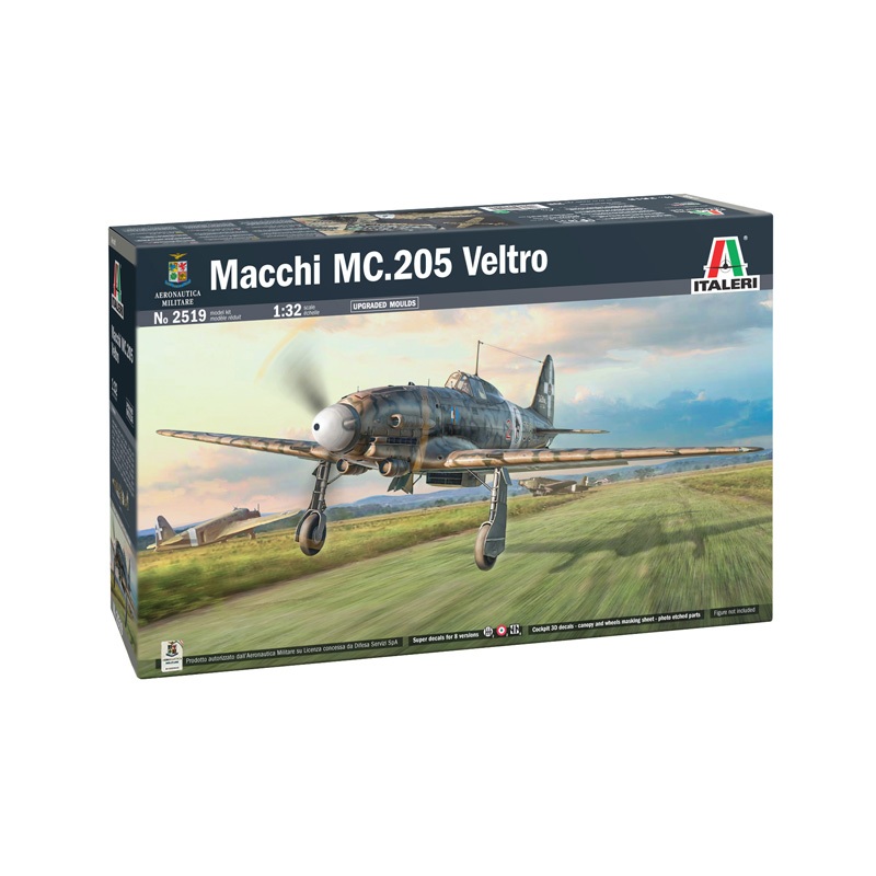 1/32 WW.II Italian Air Force Macchi MC.205 Veltro (Japanese Bilingual Supplementary Manual Included)