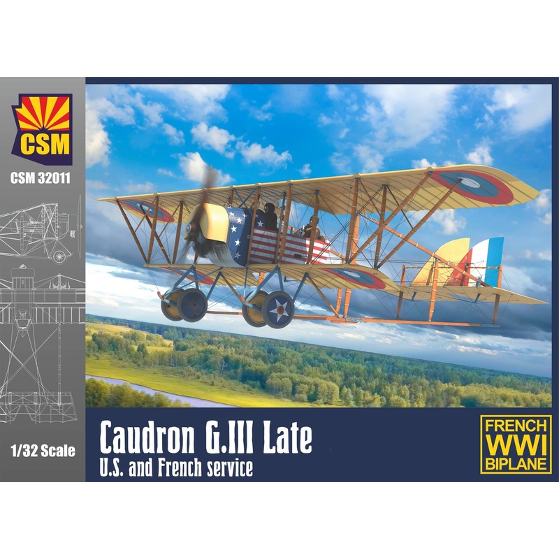 1/32 Caudron G.III Late, U.S. and French service