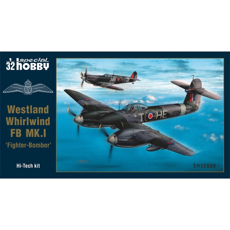 1/32 Westland Whirlwind FB MK.I Fighter-Bomber Hi-tech kit