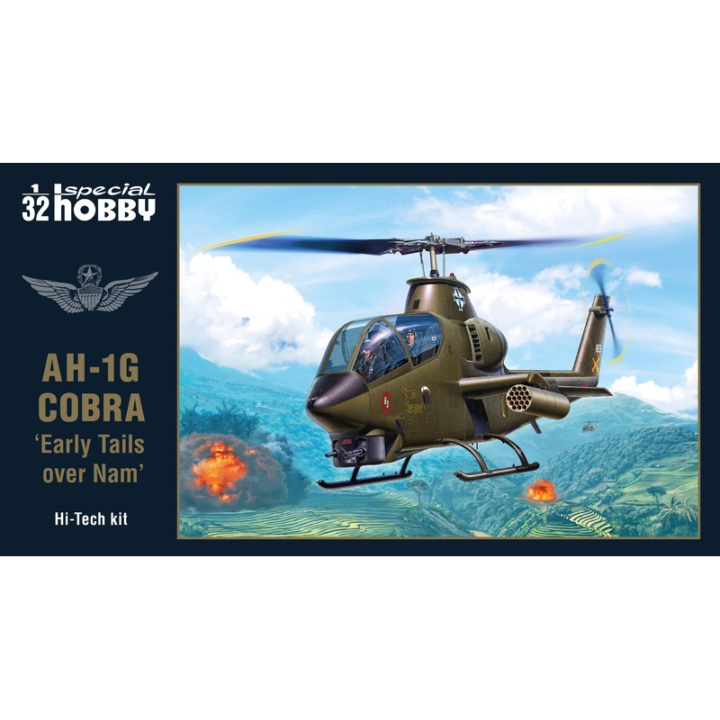 1/32 AH-1G Early Type "Vietnam War" High Tech Kit