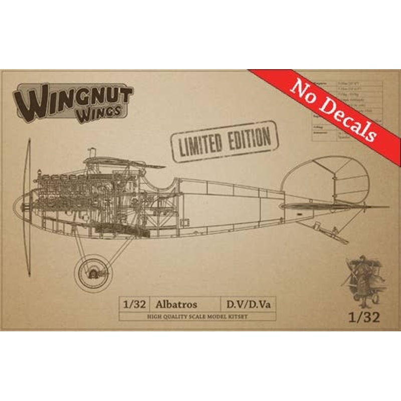 1/32 Albatros D.V/D.Va (No Decals)