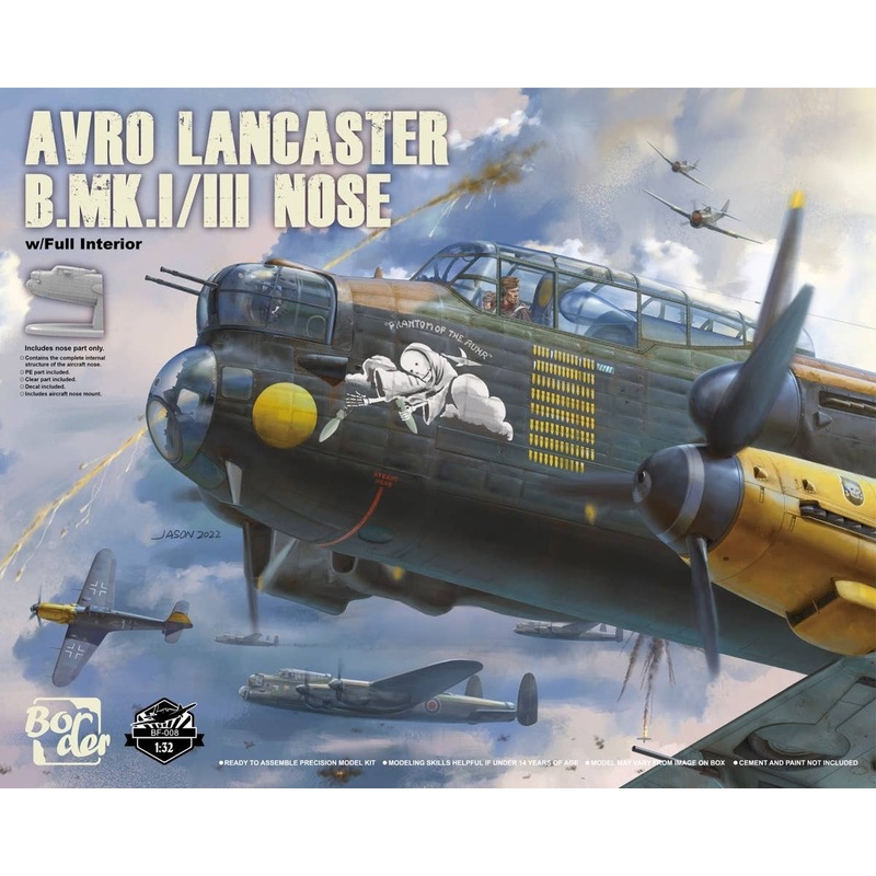1/32 Avro Lancaster B.MK I/III Nose Kit w/Full Interior