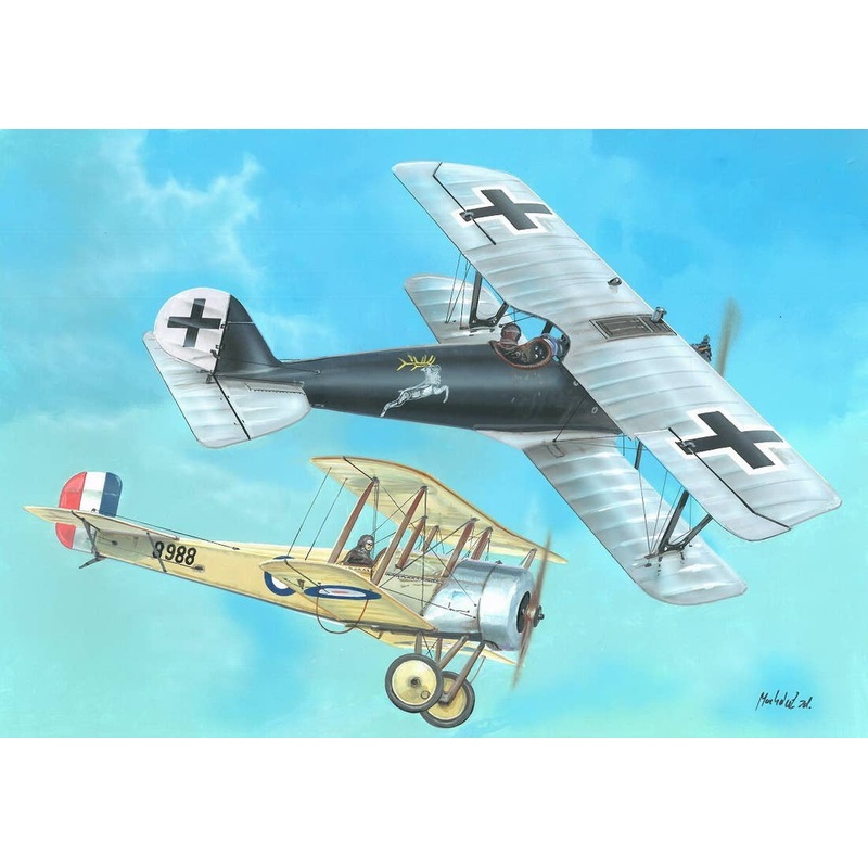 1/144 Bristol Scout D vs Pfalz D.IIIa (Duels in the sky, 2+2 in1)
