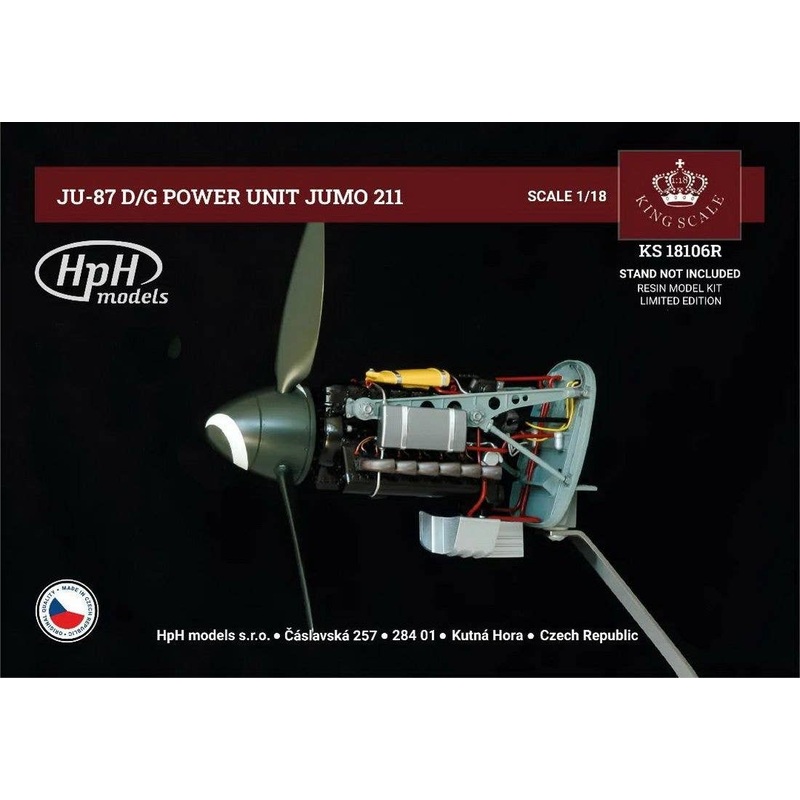 1/18 Jumo 211 engine for Ju 87D/G Stuka