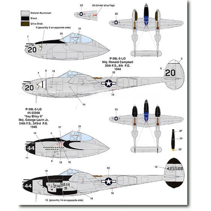 1/32 Lockheed P-38L-5-LO Lightning