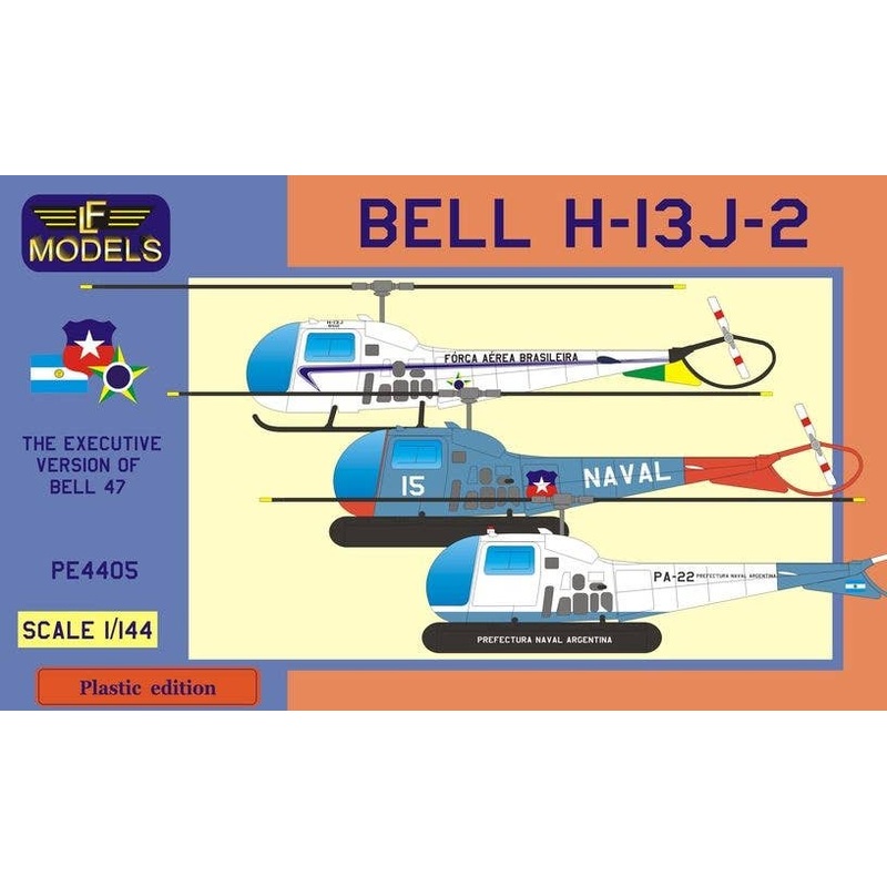 1/144 Bell H-13J-2 (Brazil, Chile, Argentina) (2in1)