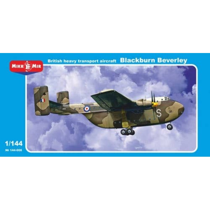 1/144 British Heavy Transport Aircraft Blackburn Beverley