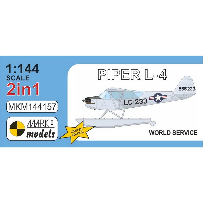 1/144 Piper L-4 World Service (2in1)