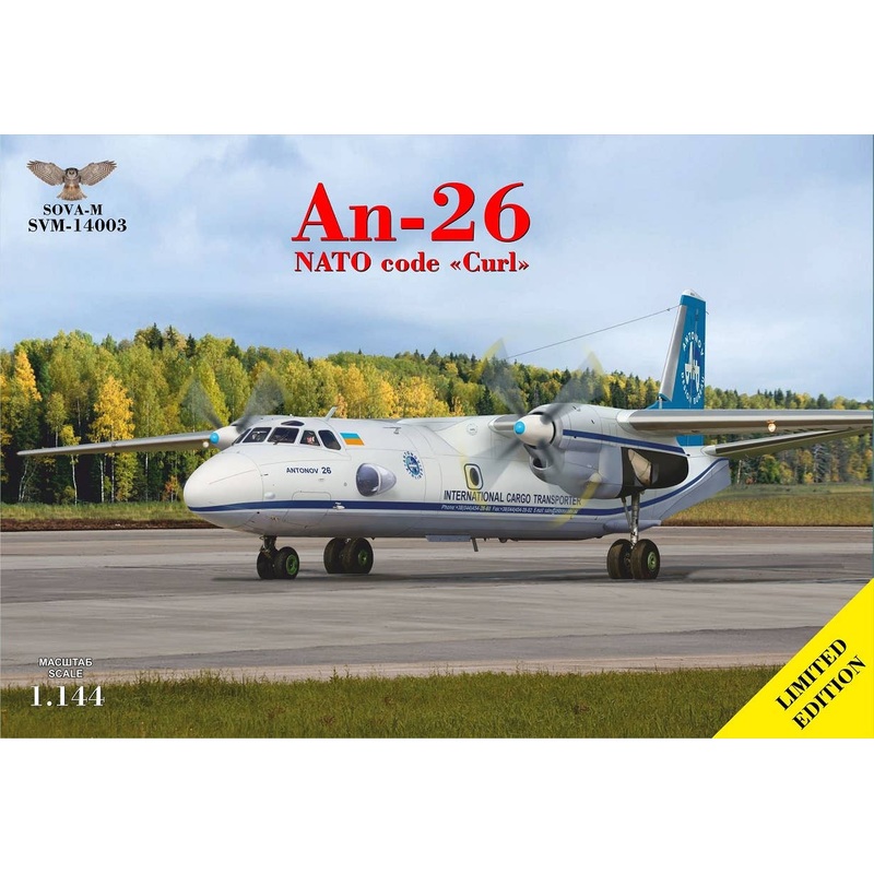 1/144 An-26 Turboprop Transporter (Antonov Airlines)