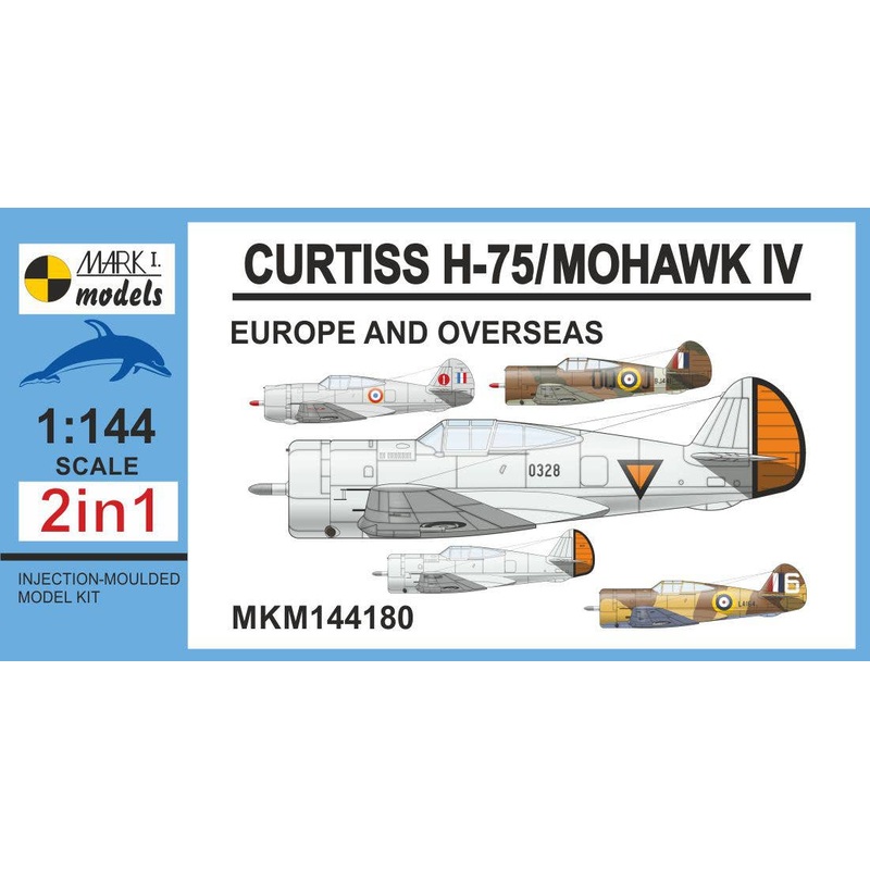 1/144 Curtiss H-75/Mohawk IV Europe & Overseas