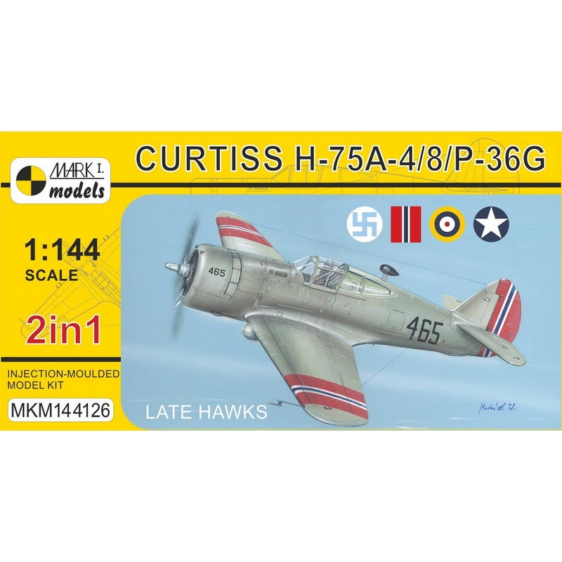 1/144 Curtiss H-75A-4/A-8/P-36G Late Hawks (2in1)
