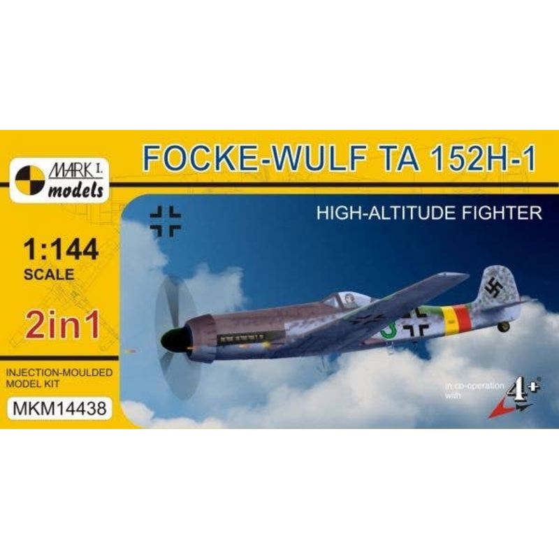 1/144 Focke Wulf Ta 152H-1 High Altitude Fighter (2 in 1)