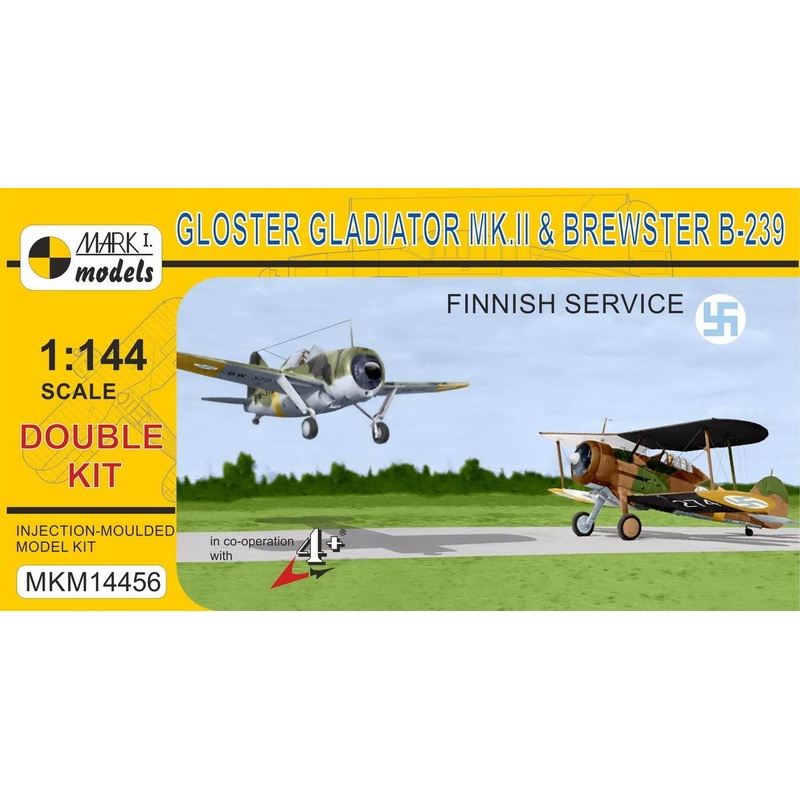 1/144 Gloster Gladiator Mk.II & Brewster B-239