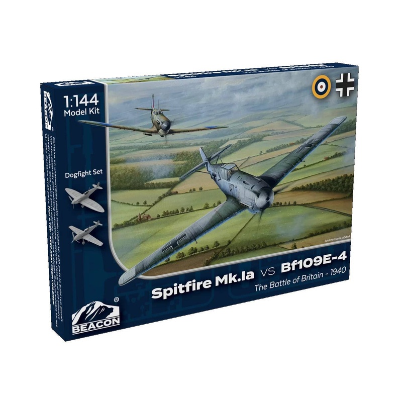 1/144 Spitfire Mk.Ia vs Bf109E-4 The Battle of Britain 1940