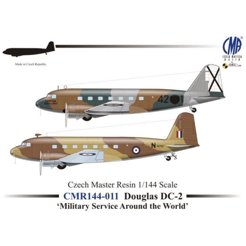 1/144 Douglas DC-2 European Military Aircraft