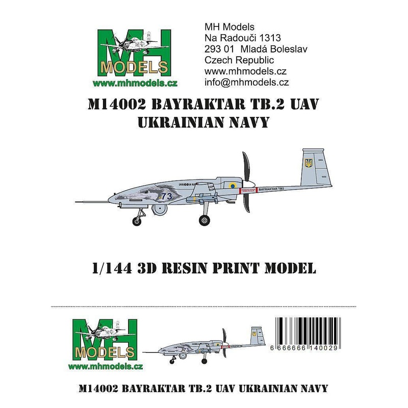 1/144 Bayraktar TB.2 UAV Ukrainian Army