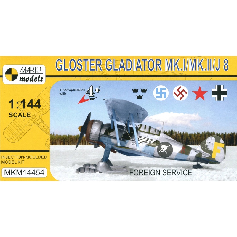 1/144 Gloster Gladiator Mk.I/Mk.II/J8 Foreign Service