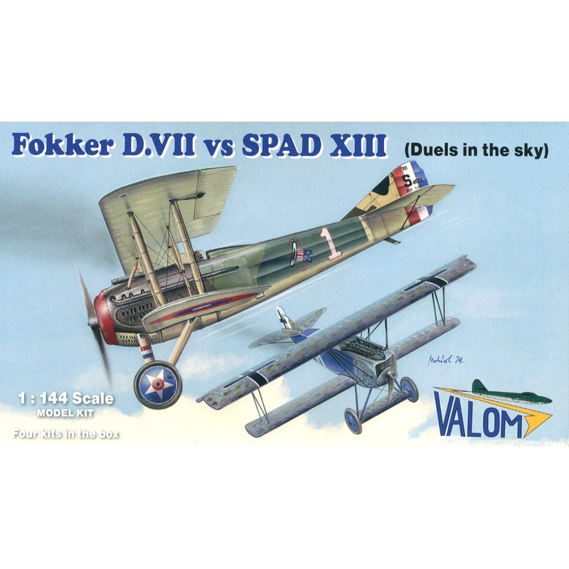 1/144 Fokker D.VII vs. Spad XIII (Duels in the Sky)