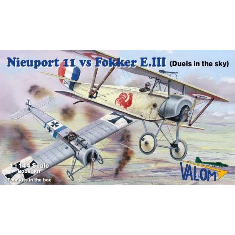 1/144 Nieuport 11 vs. Fokker E.III (2+2 in1)