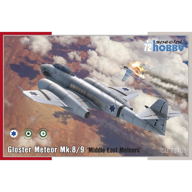 1/72 Gloster Meteor Mk.8/9 Middle East Meteors