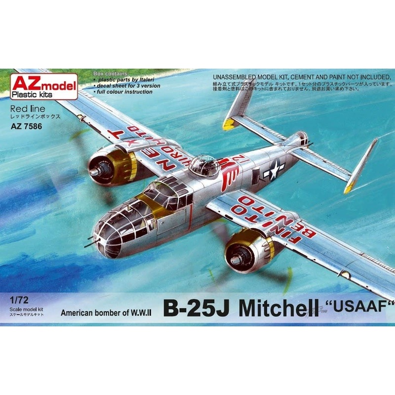 1/72 B-25J Mitchell "USAAF" Ex. Italeri