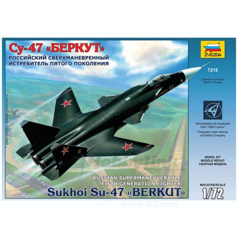 1/72 Sukhoi Su-47 Berkut Russian Supermaneuverable Fifth Generation Fighter