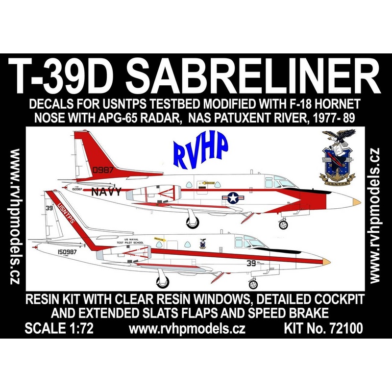 1/72 T-39D Sabreliner (USNTPS)