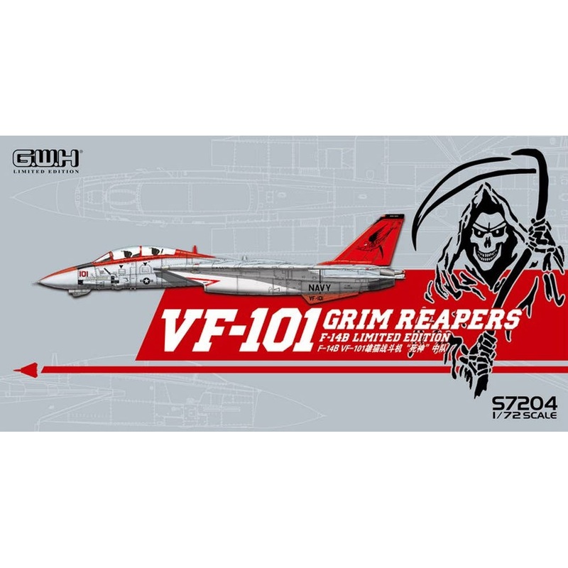 1/72 F-14B VF-101 Grim Reapers