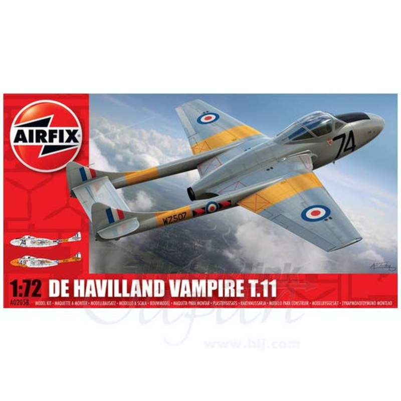 1/72 De Havilland Vampire T.11