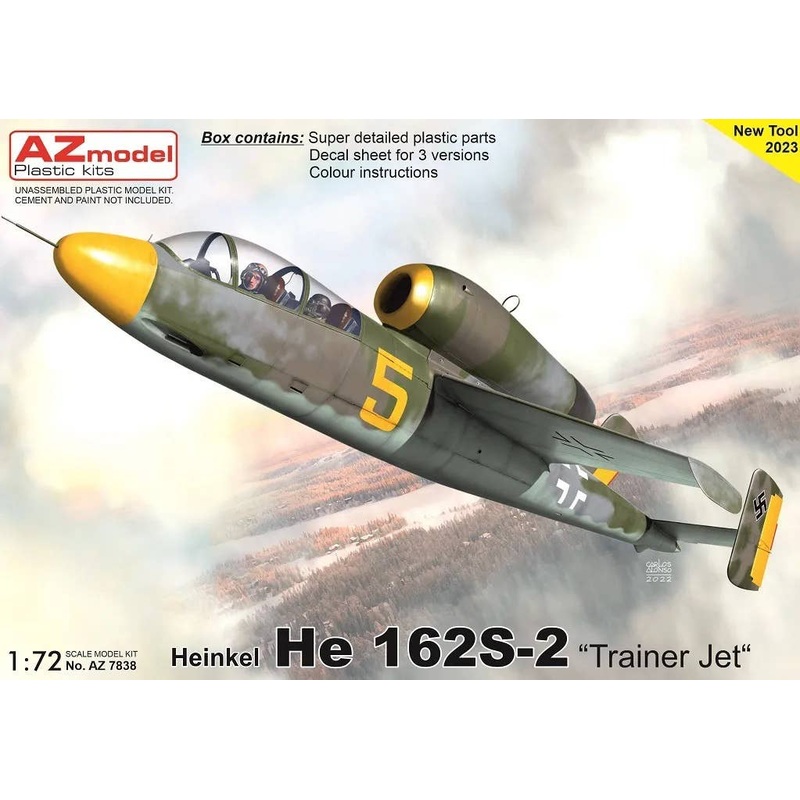 1/72 Heinkel He 162S-2 Trainer Jet