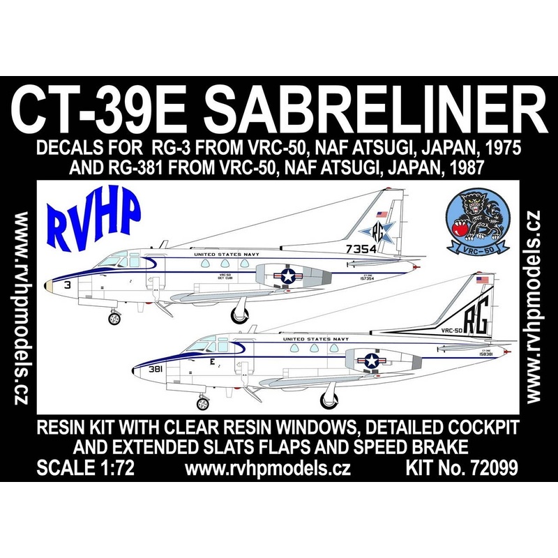 1/72 CT-39E Sabreliner (USN VRC-30)