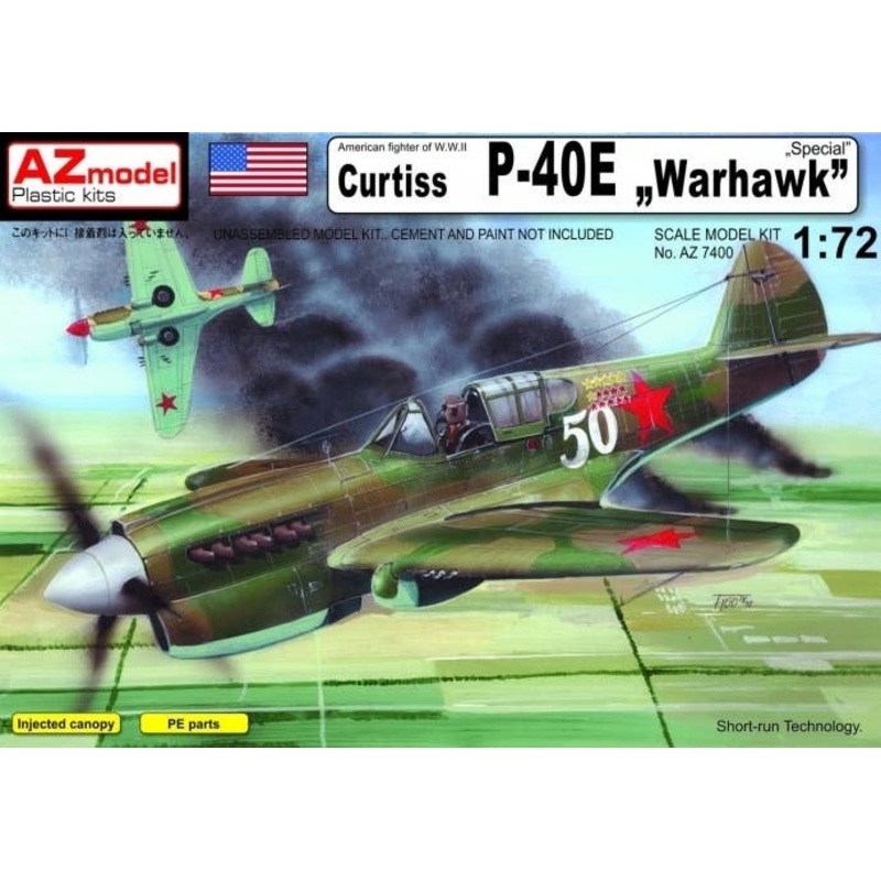1/72 Curtiss P-40E Warhawk
