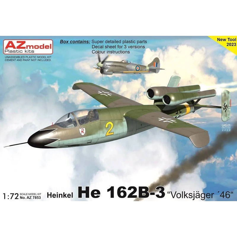 1/72 Heinkel He 162B-3 Volksjager 46