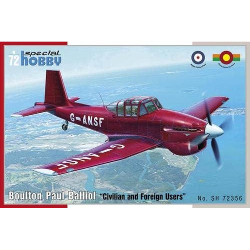 1/72 Boulton Paul Balliol Civilian and Foreign Users