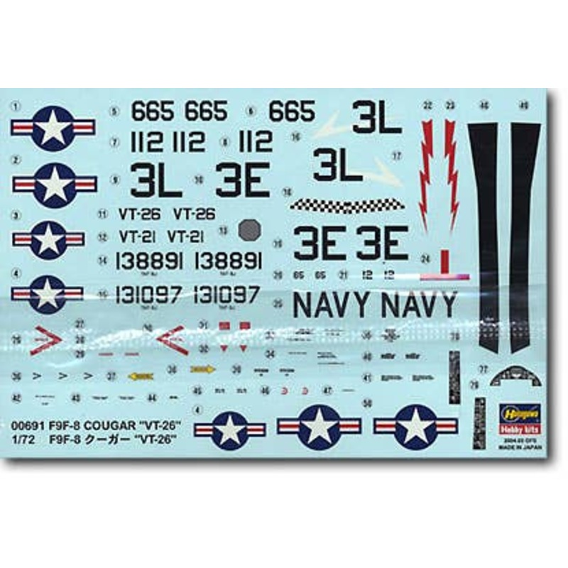1/72 F9F-8 Cougar VT-26