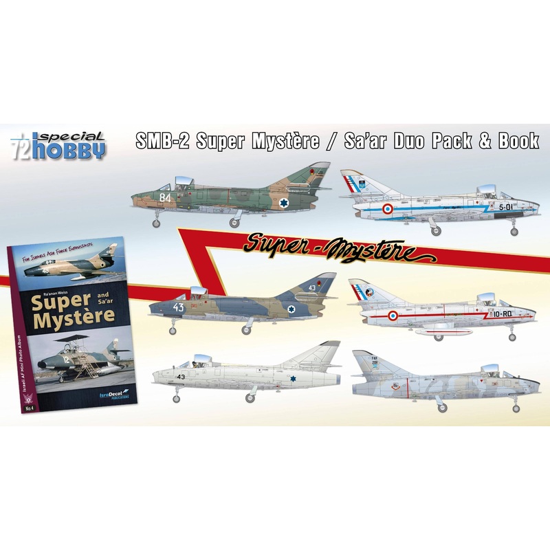 1/72 SMB-2 Super Mystere Duo Pack & Book