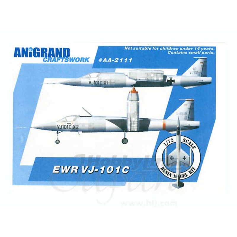 1/72 EWR VJ-101C German Tilt-Jet VTOL