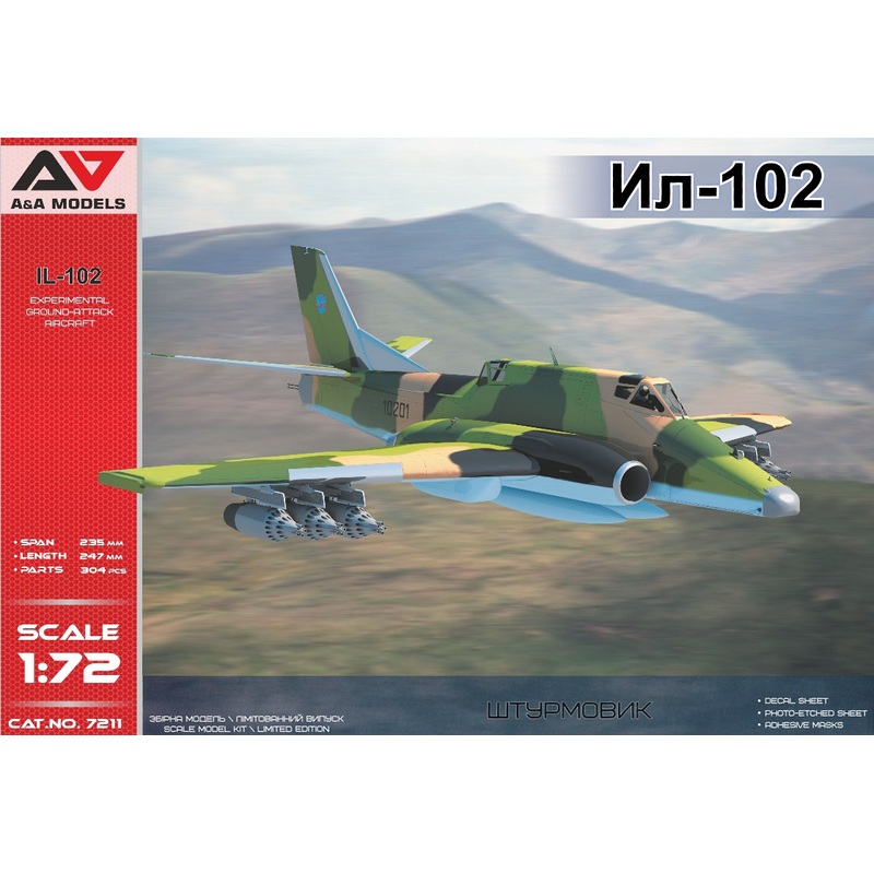1/72 Il-102 Experimental Ground-Attack Aircraft