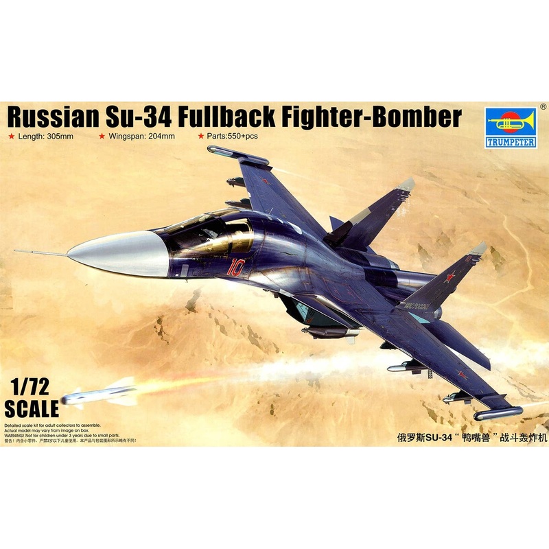 1/72 Russian Su-34 Fullback Fighter-Bomber