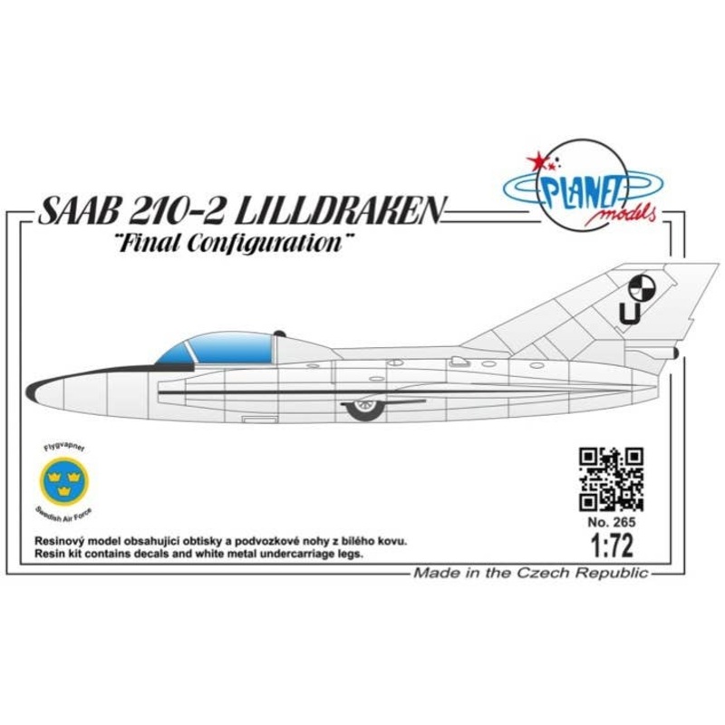 1/72 SAAB 210-2 Lillidraken Final Configuration