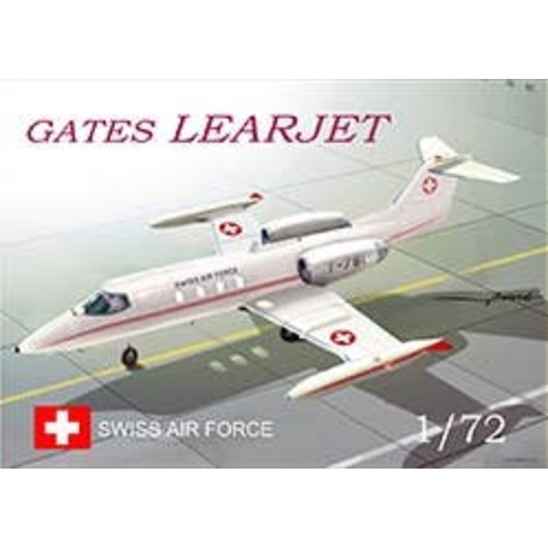 1/72 Gates Learjet Swiss Air Force