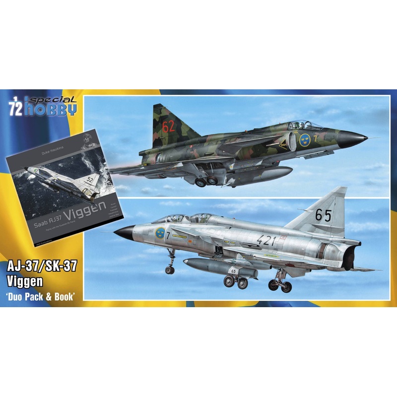 1/72 SAAB 37 Viggen Duo Pack & Book