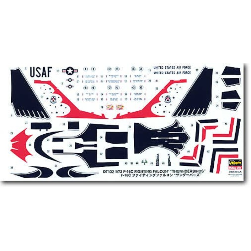 1/72 F-16C Fighting Falcon "Thunderbirds"