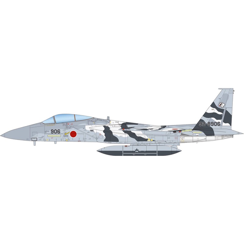 1/72 JASDF F-15J Eagle Aggressor Flight Guidance Corps Unit 906 (Single-Seat, Dark Gray/White Camouflage)