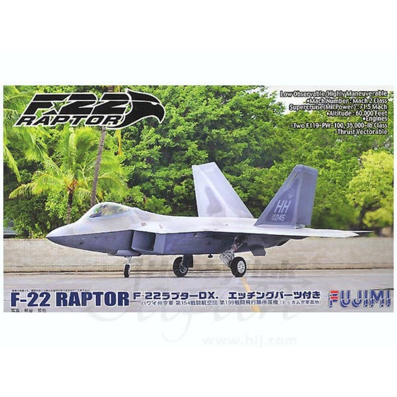 1/72 F-22 Raptor DX w/Photo-Etched Parts
