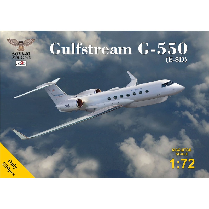 1/72 Gulfstream G-550 (E-8D) JSTARS testbed aircraft
